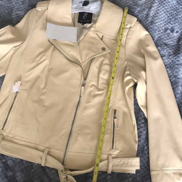 NWT pd $275 Rachel Zoe leather jacket - Picture 6 of 7